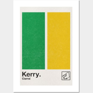 County Kerry / Original Retro Style Minimalist Poster Design Posters and Art